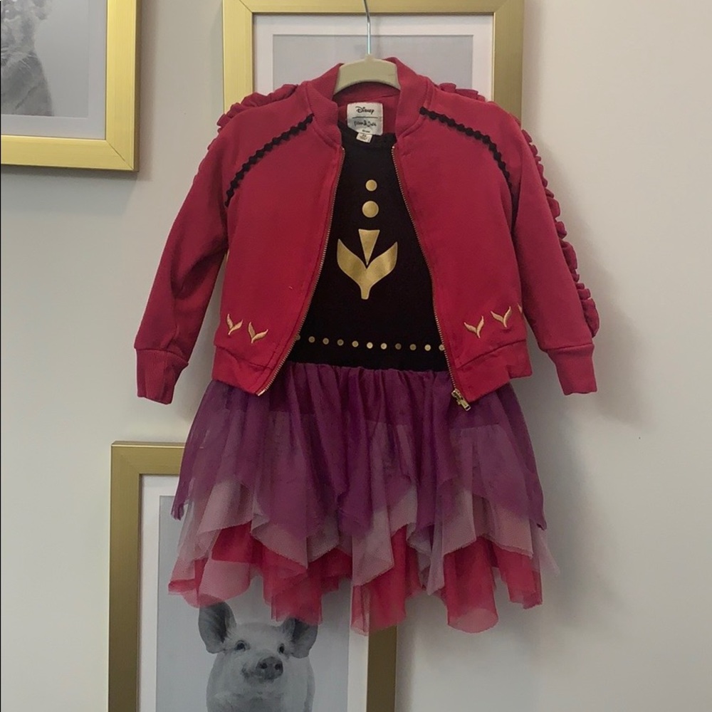 Disney X Pippa & Julie Frozen 2 Tutu 2 piece ANNA